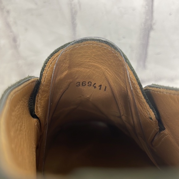 Loro Piana Open Walk Chukka Ankle Boots Moss Green Suede - Picture 5 of 14